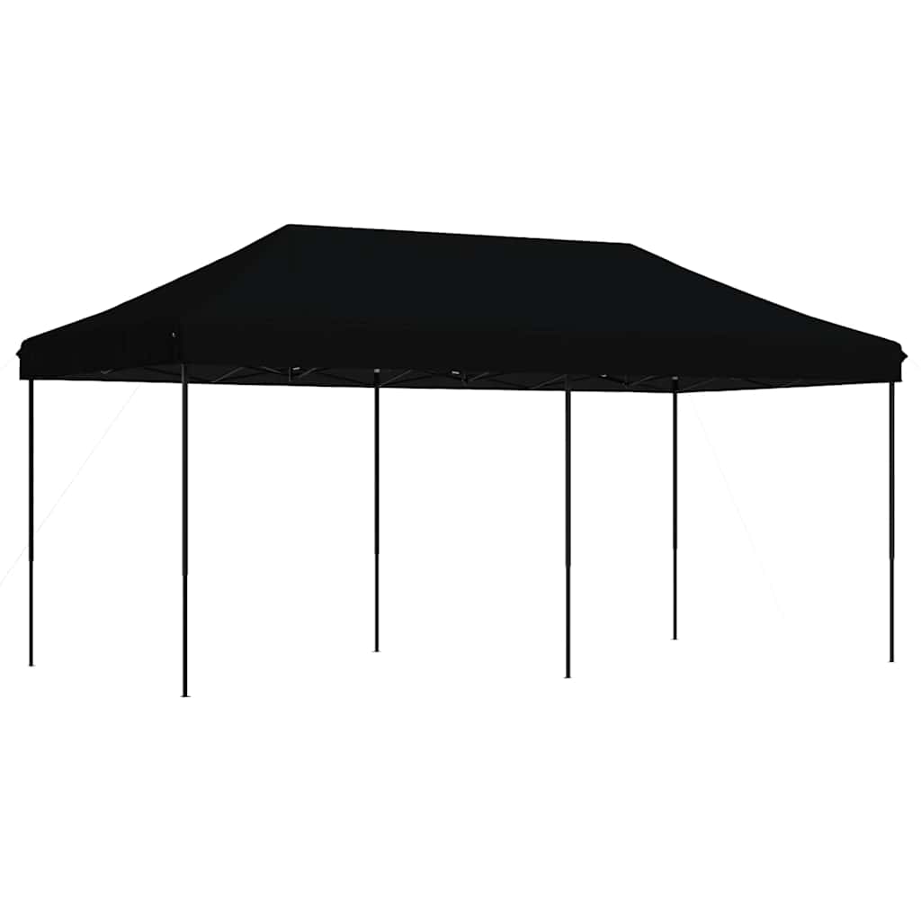 Kokkupandav peotelk (pop-up), 5,8 × 2,92 m, must