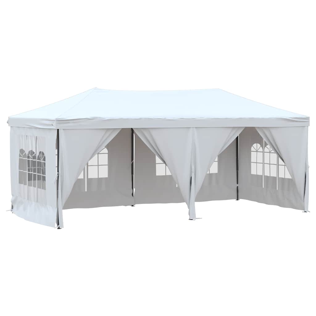 Kokkupandav peotelk (pop-up) seintega, 3 × 6 m, valge