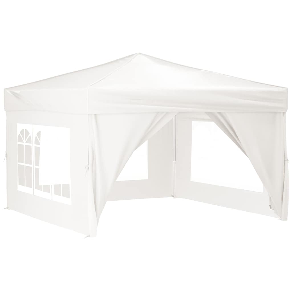 Kokkupandav peotelk (pop-up) seintega, 3 × 3 m, valge