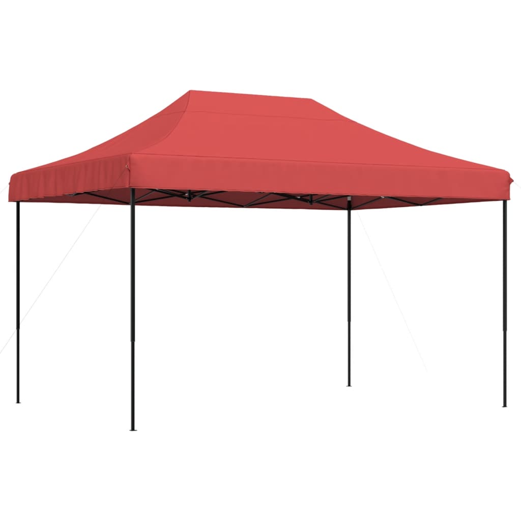 Kokkupandav peotelk (pop-up), 4,1 × 2,79 m, veinipunane
