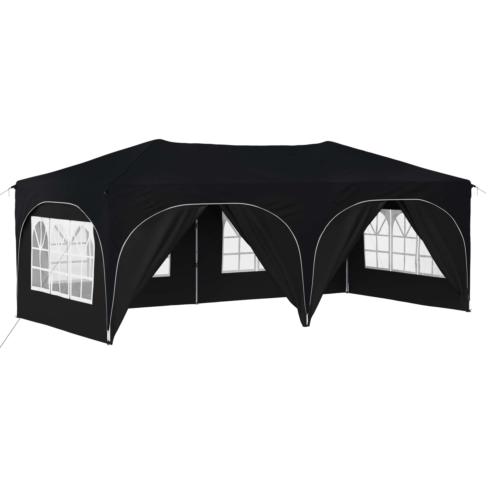 Kokkupandav peotelk (pop-up) 6 külgseinaga, 5,74 × 2,89 m, antratsiithall