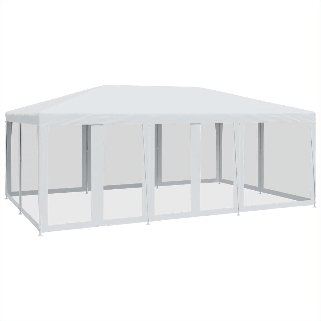 Peotelk sääsevõrguga, 6 × 4 m, valge