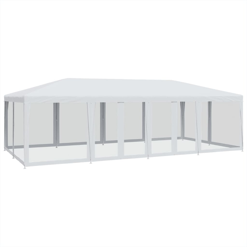 Peotelk sääsevõrguga, 8 × 4 m, valge