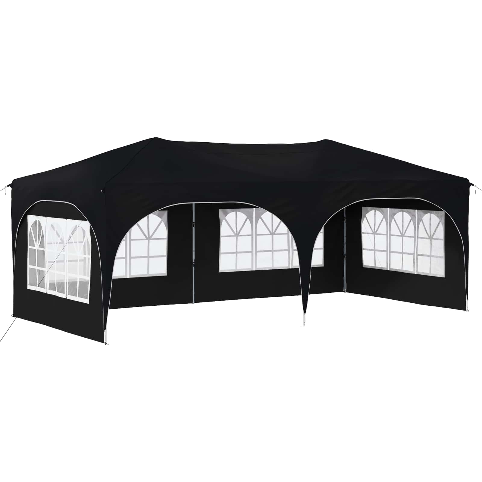 Kokkupandav peotelk (pop-up) 4 külgseinaga, 5,74 × 2,89 m, antratsiithall