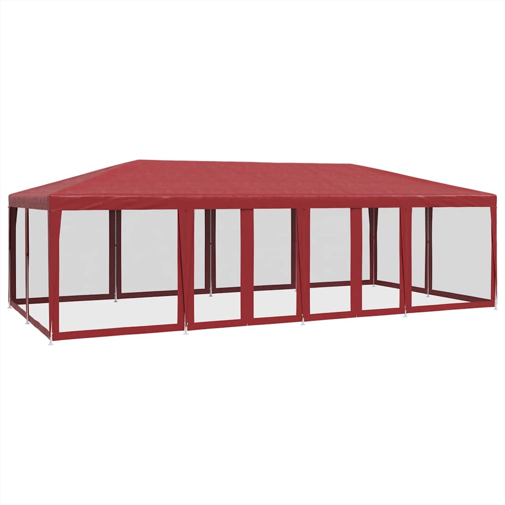 Peotelk sääsevõrguga, 8 × 4 m, punane