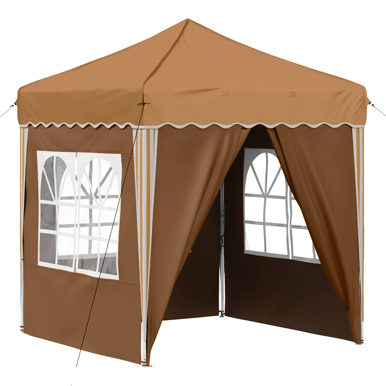 Kokkupandav peotelk (pop-up), 1,95 × 1,94 m, beež