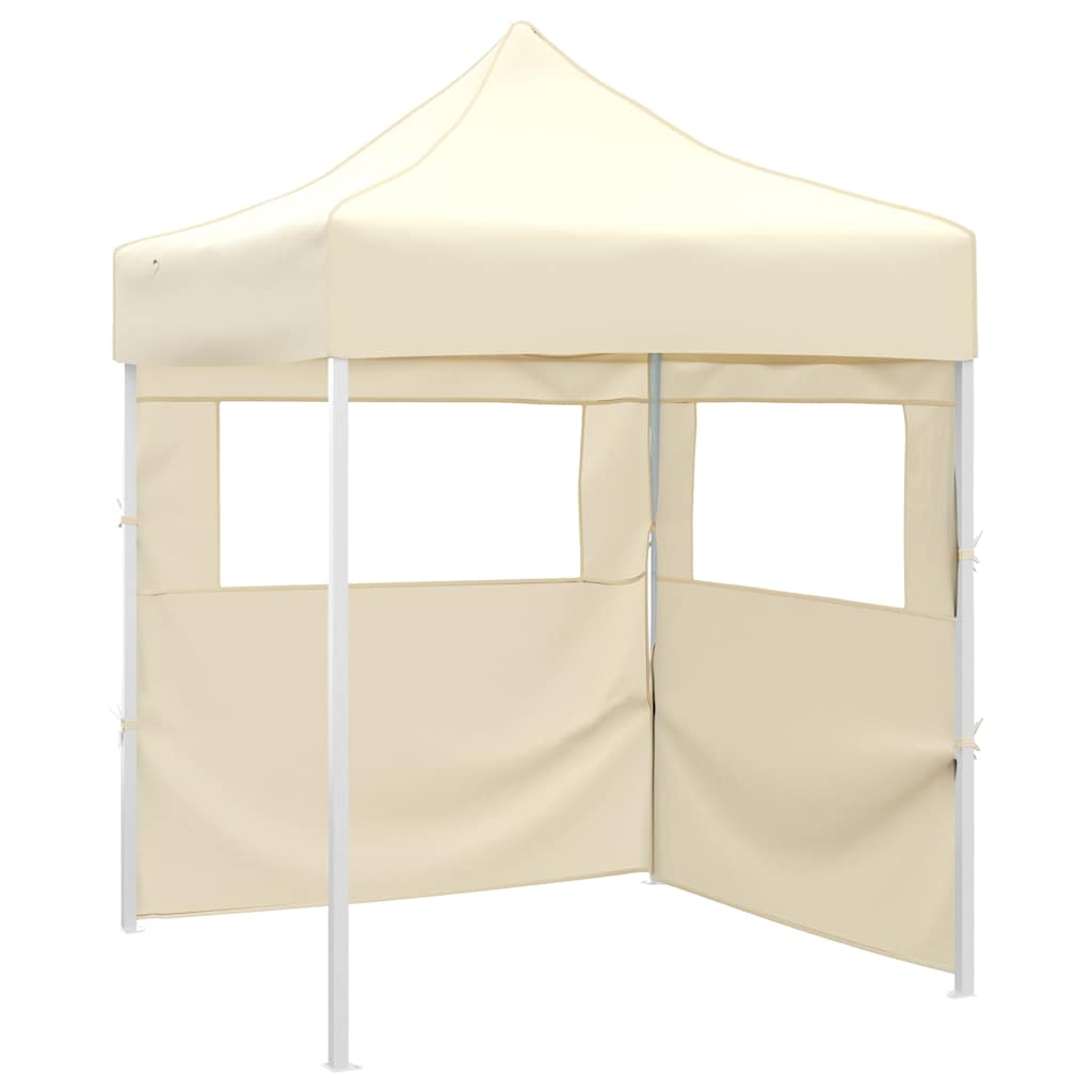 Kokkupandav peotelk (pop-up) 2 külgseinaga, 2 × 2 m, kreemjas