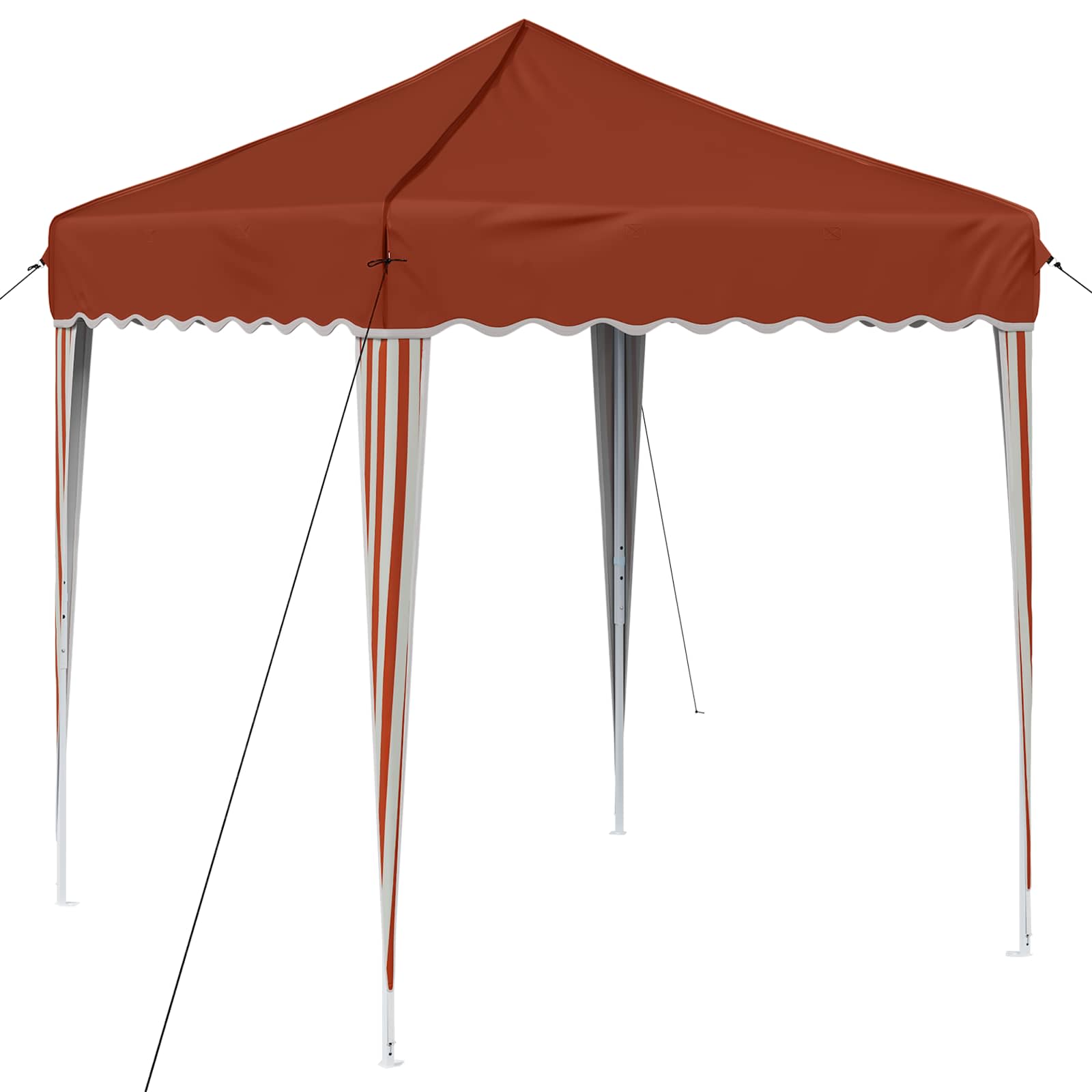 Kokkupandav peotelk (pop-up), 1,95 × 1,94 m, terrakota