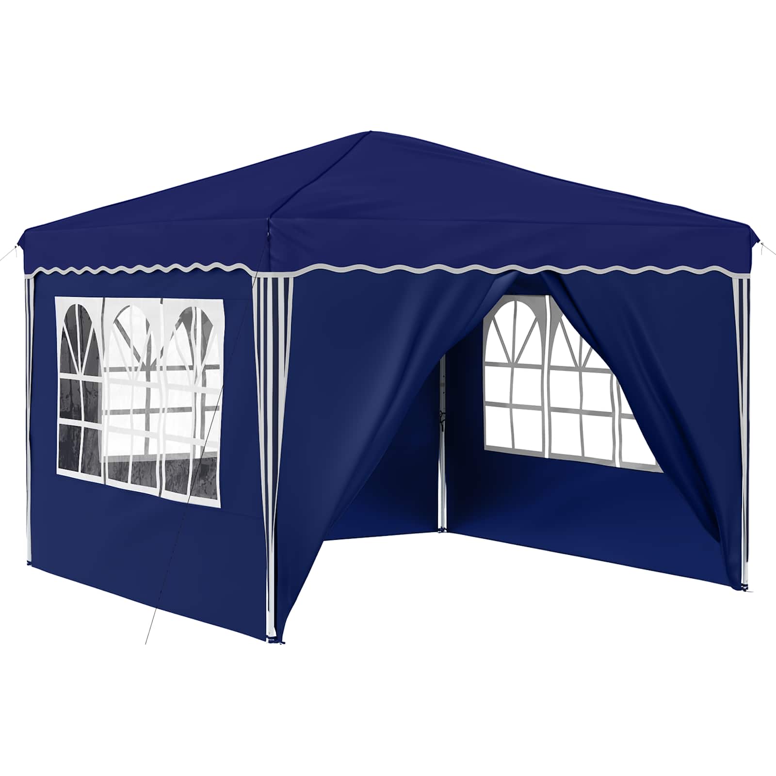 Kokkupandav peotelk (pop-up), 2,9 × 2,9 m, sinine