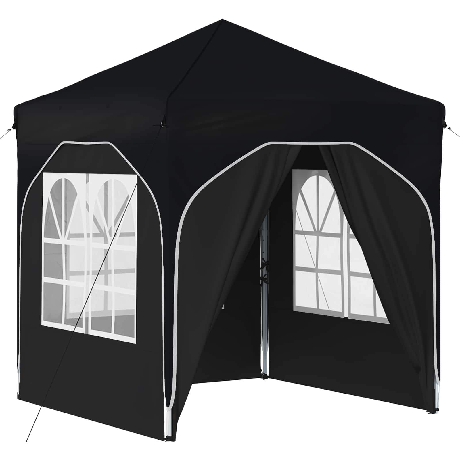 Kokkupandav peotelk (pop-up) 4 külgseinaga, 1,92 × 1,92 m, antratsiithall