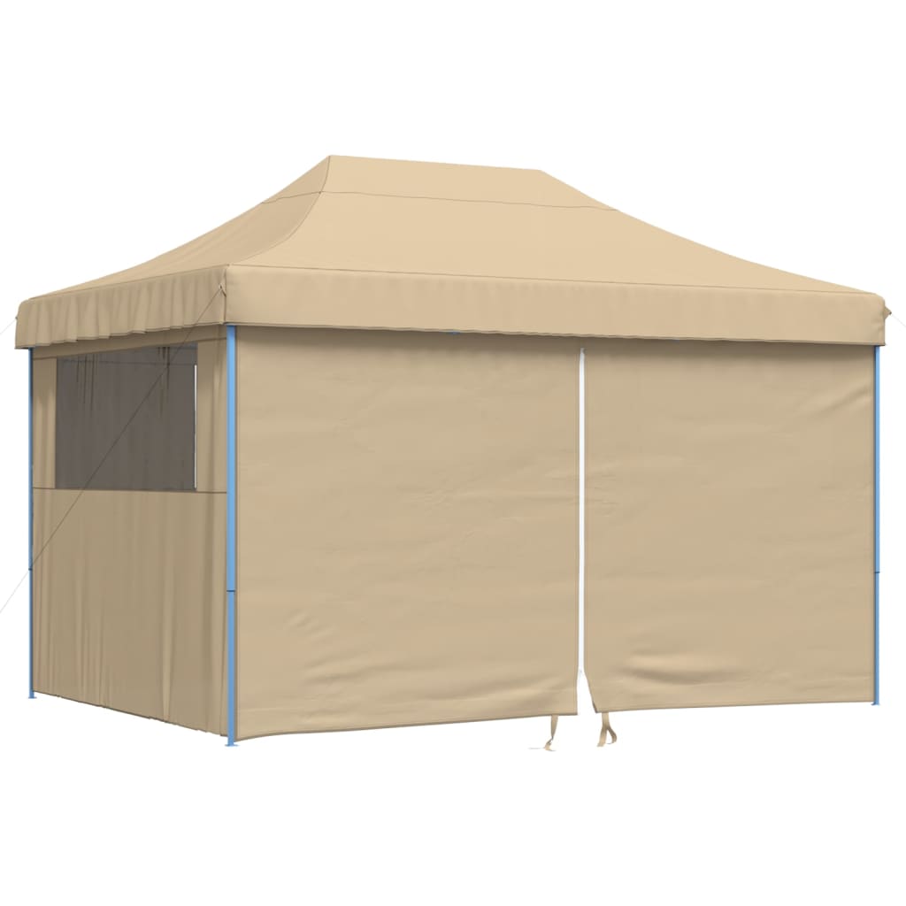 Kokkupandav peotelk (pop-up) 4 külgseinaga, 4,1 × 2,79 m, beež