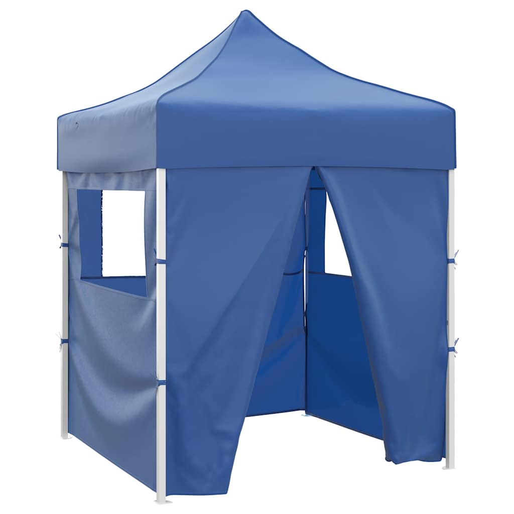 Kokkupandav peotelk (pop-up) 4 külgseinaga, 2 × 2 m, sinine