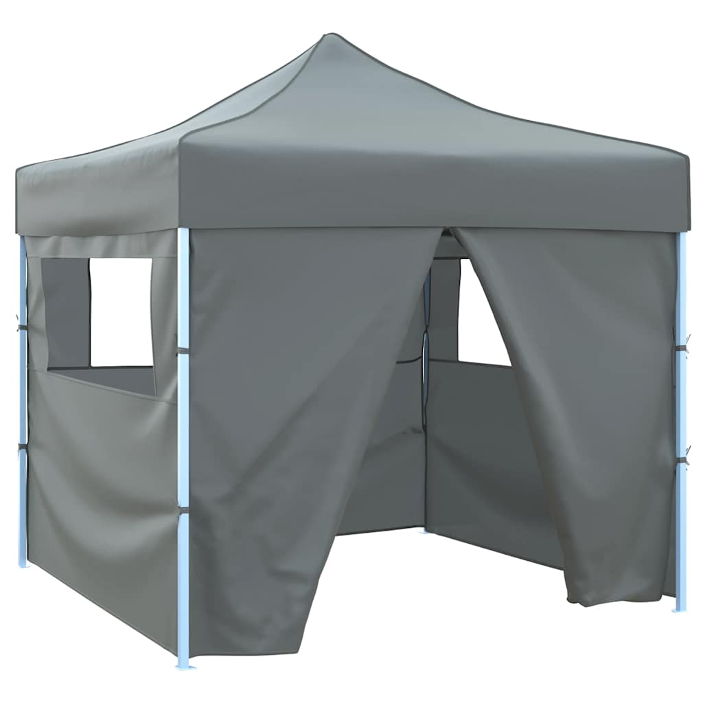 Kokkupandav peotelk (pop-up) 4 külgseinaga, 3 × 3 m, antratsiithall