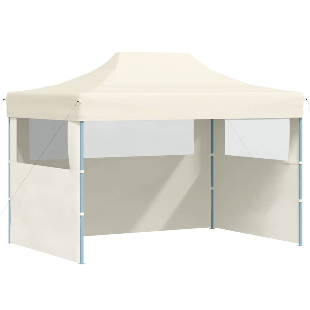 Kokkupandav peotelk (pop-up) 3 külgseinaga, 2,8 × 4,1 m, kreemjas