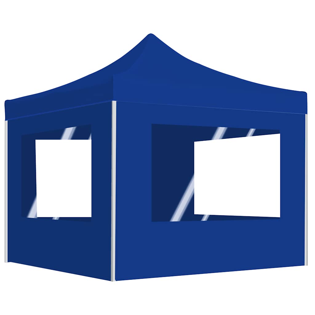 Kokkupandav peotelk (pop-up) seintega, 2 × 2 m, sinine
