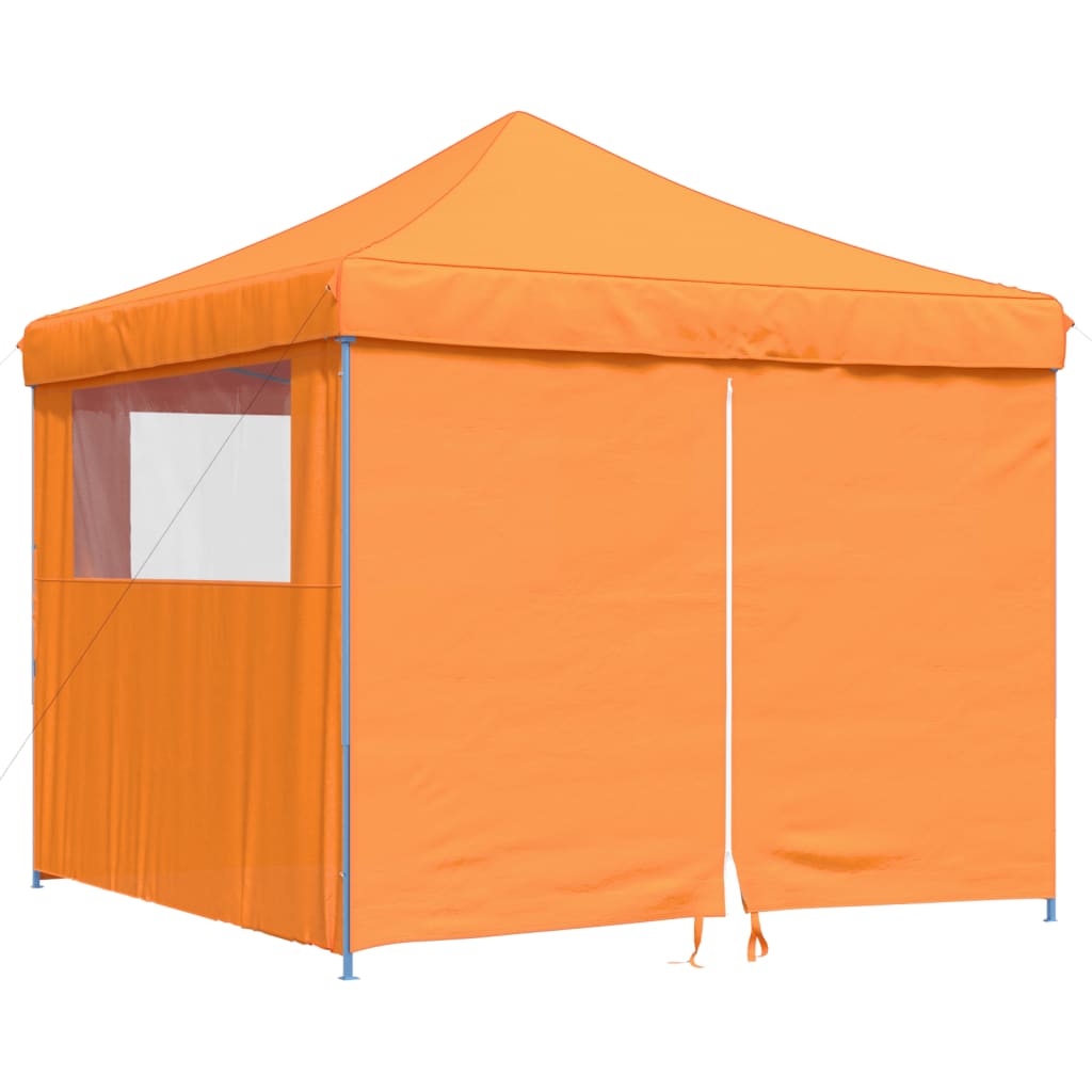 Kokkupandav peotelk (pop-up) 4 külgseinaga, 2,92 × 2,92 m, oranž
