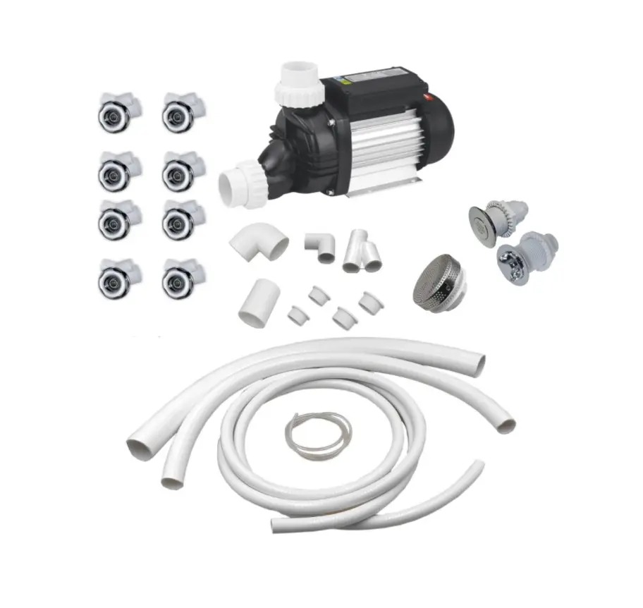Kümblustünni hüdromassaažikomplekt WPP, 8 düüsi, 1,1 kW